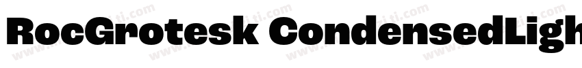 RocGrotesk CondensedLight字体转换